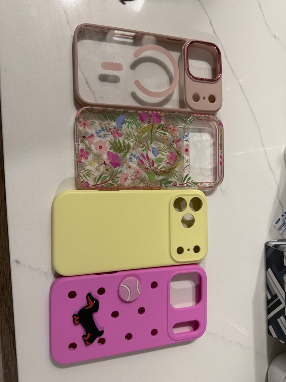 Pink, Floral, Yellow & Purple iPhone Cases - 17 pro max